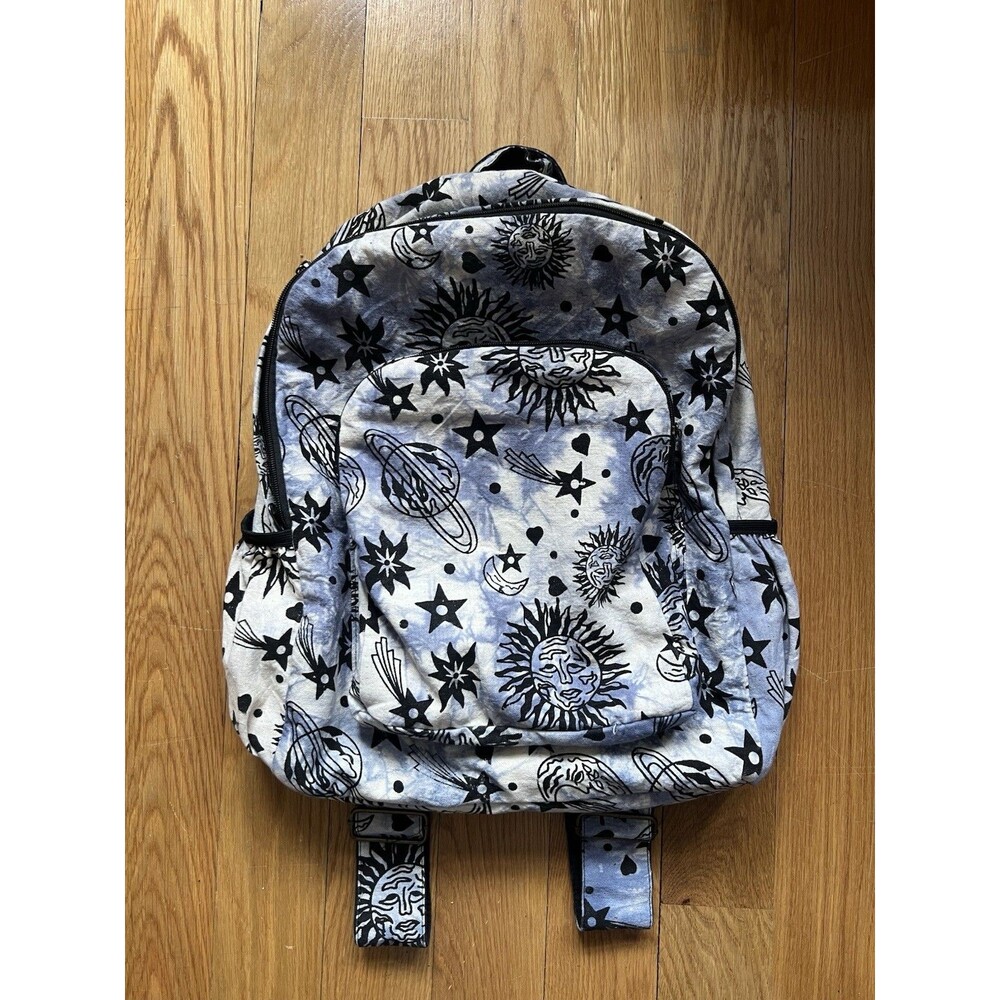 Kathmandu Imports Moon Sun and Planets Backpack 100% Cotton Made In Nepal